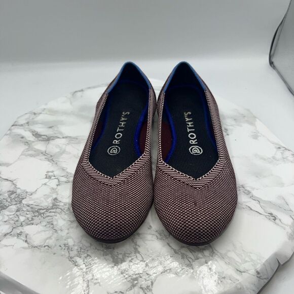 ROTHY’S Birdseye Plum Round Toe Ballet Slip On-7 - Picture 2 of 11